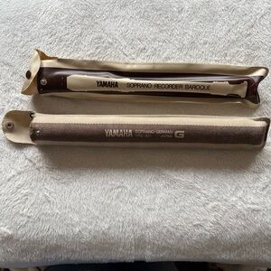 Pair of Vintage Soprano Yamaha Recorders